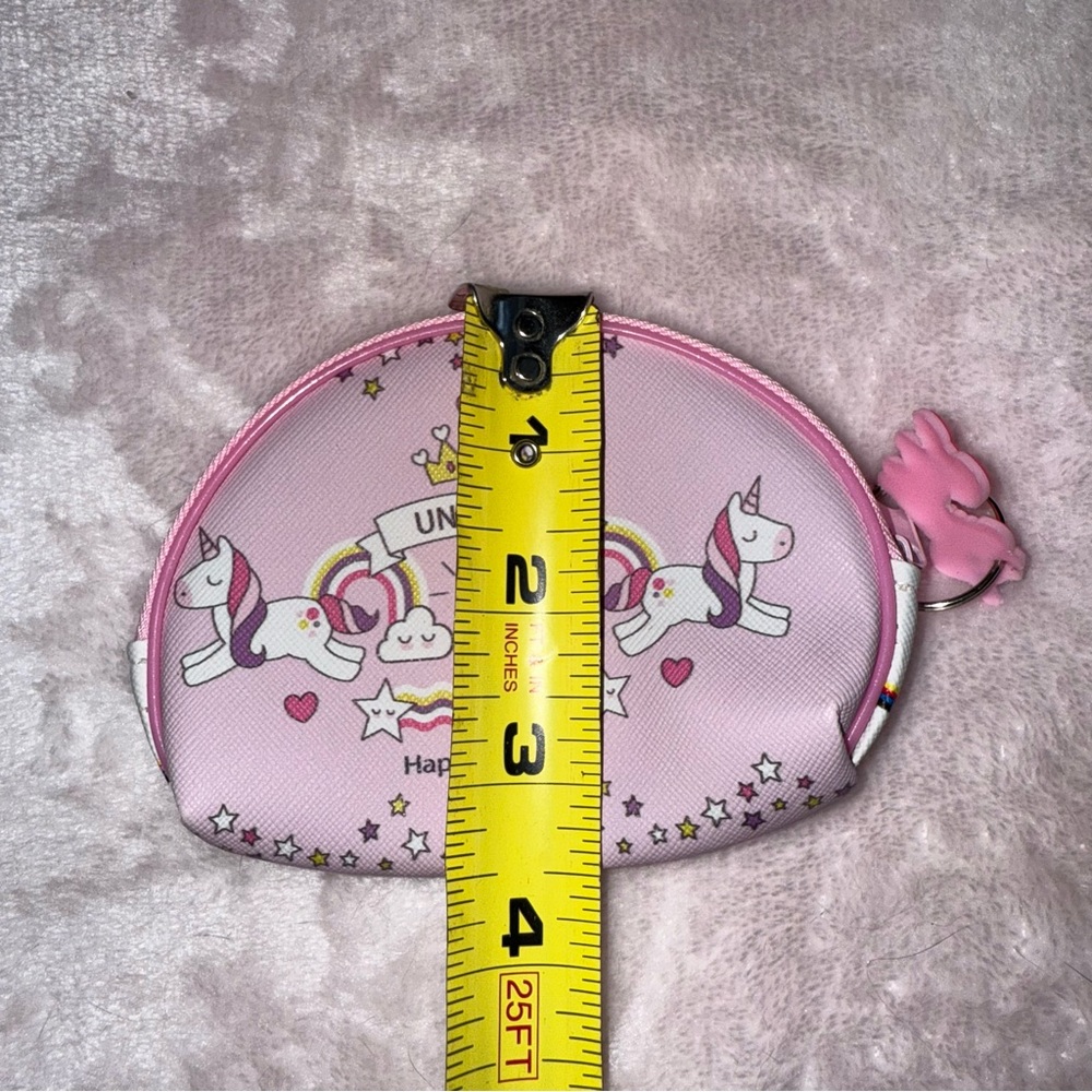 ✨✨5/$10✨✨ Unicorn Wallet Mini Coin Purse Backpack Bag Pendant Keychain New - Picture 8 of 8